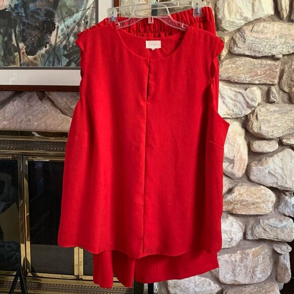 2piece melloday women’s sleeveless top & matching pants - Picture 1 of 15